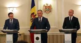 Head of State holds talks with Parliament Speaker, Prime Minister on political, economic situation in Moldova