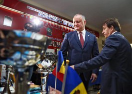 Președintele Republicii Moldova, Igor Dodon a conferit Universității de Stat de Educație Fizică și Sport, distincția „Ordinul Republicii” 