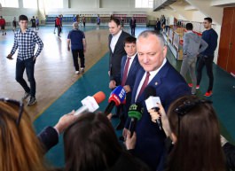 Președintele Republicii Moldova, Igor Dodon a conferit Universității de Stat de Educație Fizică și Sport, distincția „Ordinul Republicii” 