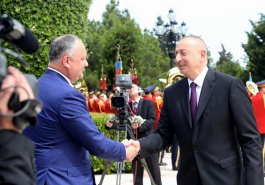 Președintele Republicii Moldova, Igor Dodon a avut o întrevedere cu Preşedintele Republicii Azerbaidjan, Ilham Aliyev