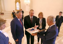 Președintele Republicii Moldova, Igor Dodon a avut o întrevedere cu Preşedintele Republicii Azerbaidjan, Ilham Aliyev