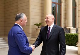 Președintele Republicii Moldova, Igor Dodon a avut o întrevedere cu Preşedintele Republicii Azerbaidjan, Ilham Aliyev