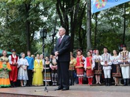 President of the Republic of Moldova Nicolae Timofti participated at the Ethnic Festival