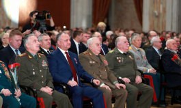 Igor Dodon a participat la festivitatea cu prilejul Zilei veteranilor forțelor armate și organelor de drept   