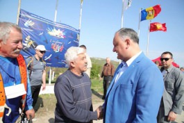 Șeful statului a participat la deschiderea Campionatului Europei Centrale la motociclism și la Campionatul deschis la motocross, în memoria lui Iurii Gagarin  