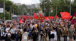 Președintele Republicii Moldova, Igor Dodon, a participat la acţiunile organizate cu prilejul Zilei Victoriei 