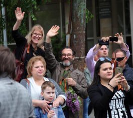 Președintele Republicii Moldova, Igor Dodon, a participat la acţiunile organizate cu prilejul Zilei Victoriei 