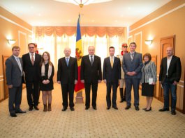 Nicolae Timofti received the accreditation letters of the Greek Ambassador to Moldova Vassilis Papadopoulos