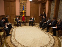 President Nicolae Timofti had a meeting with Romanian Foreign Minister Titus Corlatean