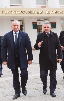 Igor Dodon a avut o întrevedere de lucru cu Vadim Krasnoselskii