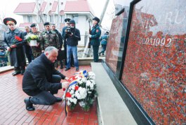 Igor Dodon a participat la deschiderea unui nou Memorial în Durlești