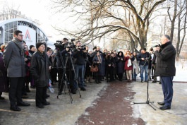 Глава государства принял участие в церемонии по случаю Международного дня памяти жертв Холокоста 