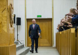 Igor Dodon a participat la Adunarea Festivă consacrată aniversării a 660-a de la întemeierea Statului Moldovenesc 