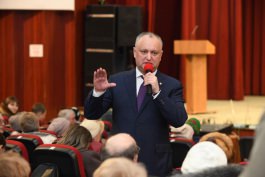 Igor Dodon a vizitat raionul Anenii Noi