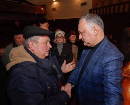 Igor Dodon a vizitat raionul Soroca