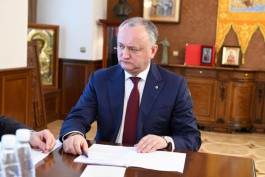 Igor Dodon had a meeting with MP Eduard Smirnov 