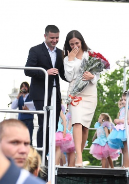 Igor Dodon împreună cu familia a participat la Festivalul Familiei