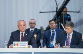 Președintele Igor Dodon a ținut un discurs în cadrul ședinței Consiliului Suprem al Uniunii Economice Eurasiatice