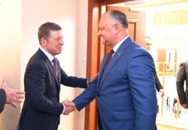 Igor Dodon a avut o întrevedere cu Dmitri Kozak