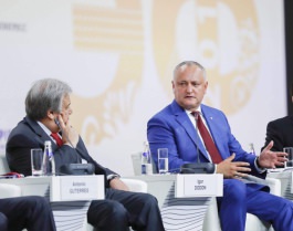 Președintele Republicii Moldova a participat la festivitatea de deschidere a Forumului Economic Internațional din Sankt Petersburg