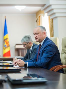 Președintele Republicii Moldova a avut o discuție cu reprezentanții Consiliului Superior al Magistraturii