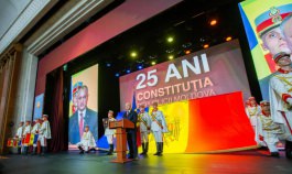 Președintele Republicii Moldova a participat la Adunarea solemnă consacrată celei de-a 25-a aniversări a adoptării Constituției