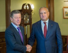 Igor Dodon a avut o întrevedere cu Dmitrii Kozak