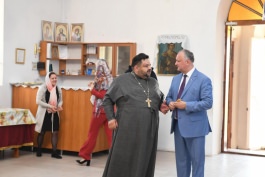 Igor Dodon a vizitat satul Etulia