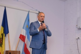 Igor Dodon a vizitat satul Etulia