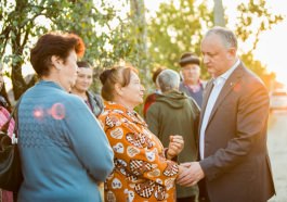 Igor Dodon a vizitat raionul Ocnița