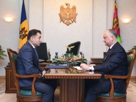 Președintele Republicii Moldova a avut o întrevedere cu Ambasadorul Republicii Azerbaidjan