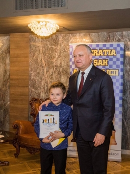 Șeful statului a participat la Gala laureaților Federației de Șah - 2019