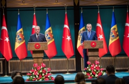 Igor Dodon și Recep Tayyip Erdogan au prezidat ședința Consiliului de Cooperare Strategică la Nivel Înalt între Moldova și Turcia