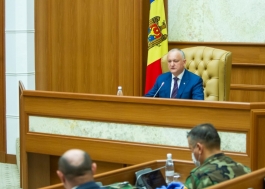 Igor Dodon a prezidat ședința Centrului Unic de Comandă de gestionare a crizei provocate de COVID-19