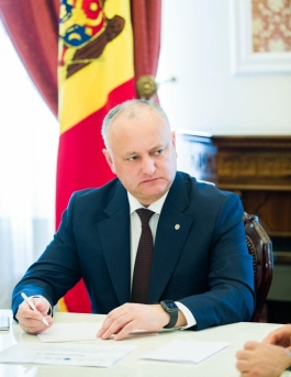 Igor Dodon a participat la ședința săptămînală cu Zinaida Greceanîi și Ion Chicu