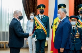 Şeful statului a participat la o ceremonie comemorativă consacrată celei de-a 75-a aniversări a Zilei Victoriei