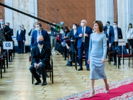 Inauguration speech of the President of the Republic of Moldova, Maia Sandu