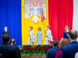 Inauguration speech of the President of the Republic of Moldova, Maia Sandu