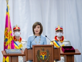 Inauguration speech of the President of the Republic of Moldova, Maia Sandu