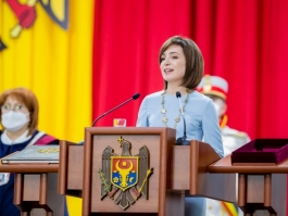 Inauguration speech of the President of the Republic of Moldova, Maia Sandu