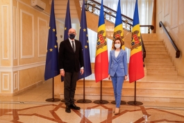 Președintele Maia Sandu s-a întâlnit cu Președintele Consiliului European, Charles Michel