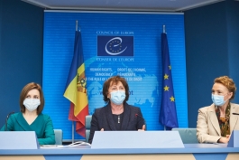 Președintele Maia Sandu și Secretarul General al CoE au participat la lansarea Planului de acțiuni al Consiliului Europei pentru Republica Moldova pentru anii 2021-2024