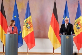 Președintele Maia Sandu s-a întâlnit, în prima zi a vizitei oficiale la Berlin, cu Președintele Republicii Federale Germania, Frank-Walter Steinmeier