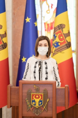 Președintele Maia Sandu a prezentat raportul de activitate pentru primele șase luni de mandat