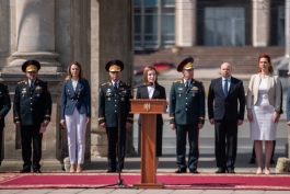 Președintele Maia Sandu către absolvenții Academiei Militare a Forțelor Armate „Alexandru cel Bun”: „Drumul pe care l-ați ales este dificil, dar onorant”