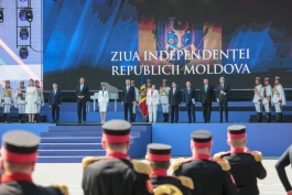 Președintele Maia Sandu a participat la evenimentele dedicate celor 30 de ani de la proclamarea Independenței Republicii Moldova