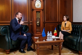 Cooperarea în domeniul protecției mediului, discutată de Președinta Maia Sandu și Comisarul european pentru mediu, Virginijus Sinkevičius