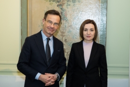 Despre relația cu Suedia, șefa statului a discutat cu Premierul Ulf Kristersson