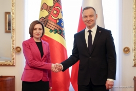 Moldovan-Polish relations discussed in Warsaw by President Maia Sandu and President Andrzej Duda