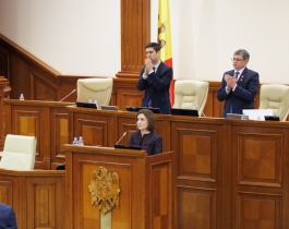 Discursul Președintei Republicii Moldova, Maia Sandu, în plenul Parlamentului: În 2030 Republica Moldova trebuie să fie țară membră a Uniunii Europene